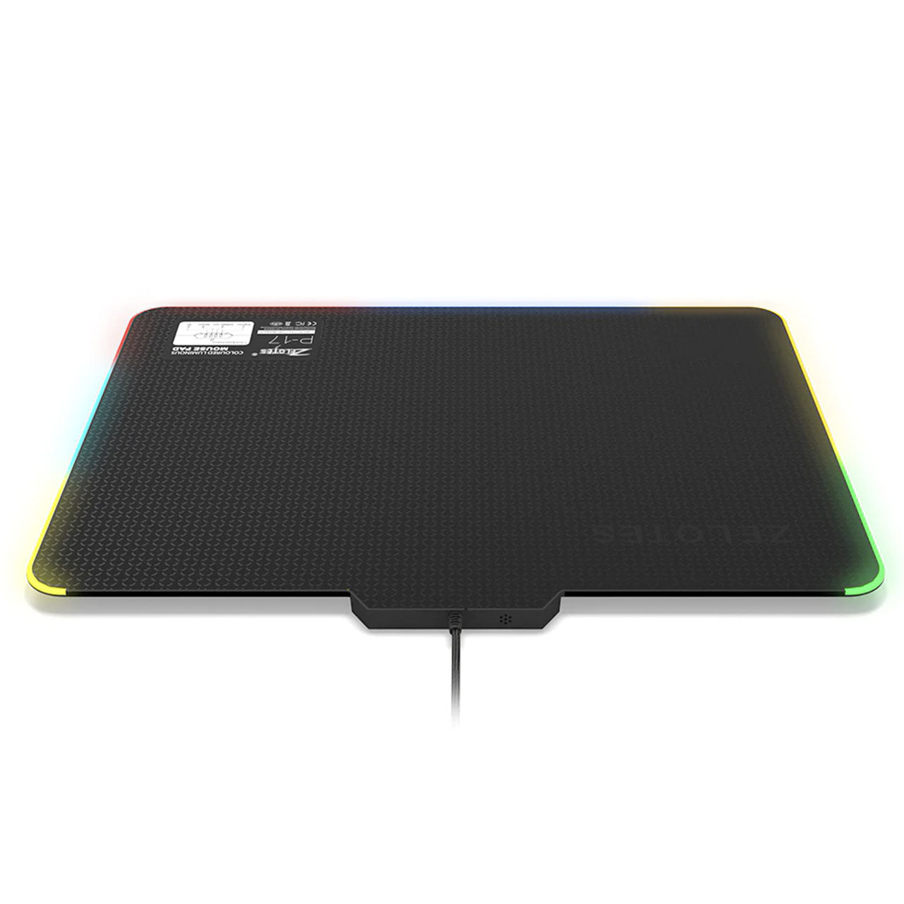 P-17 LED Coloured Luminous Gaming Mousepad Zelotes 25 cm x 35 cm