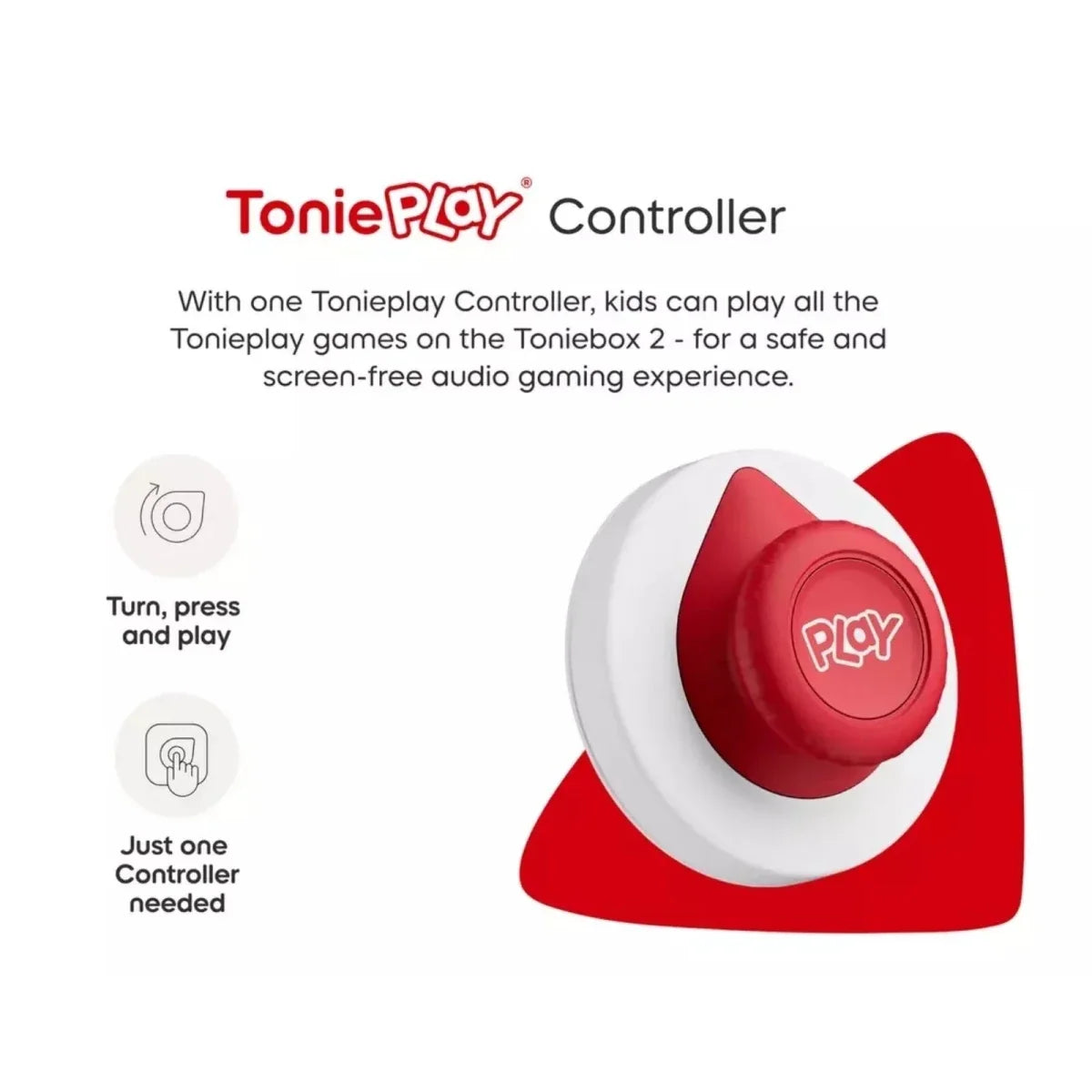 Tonies Tonieplay Controller - Sunset Red