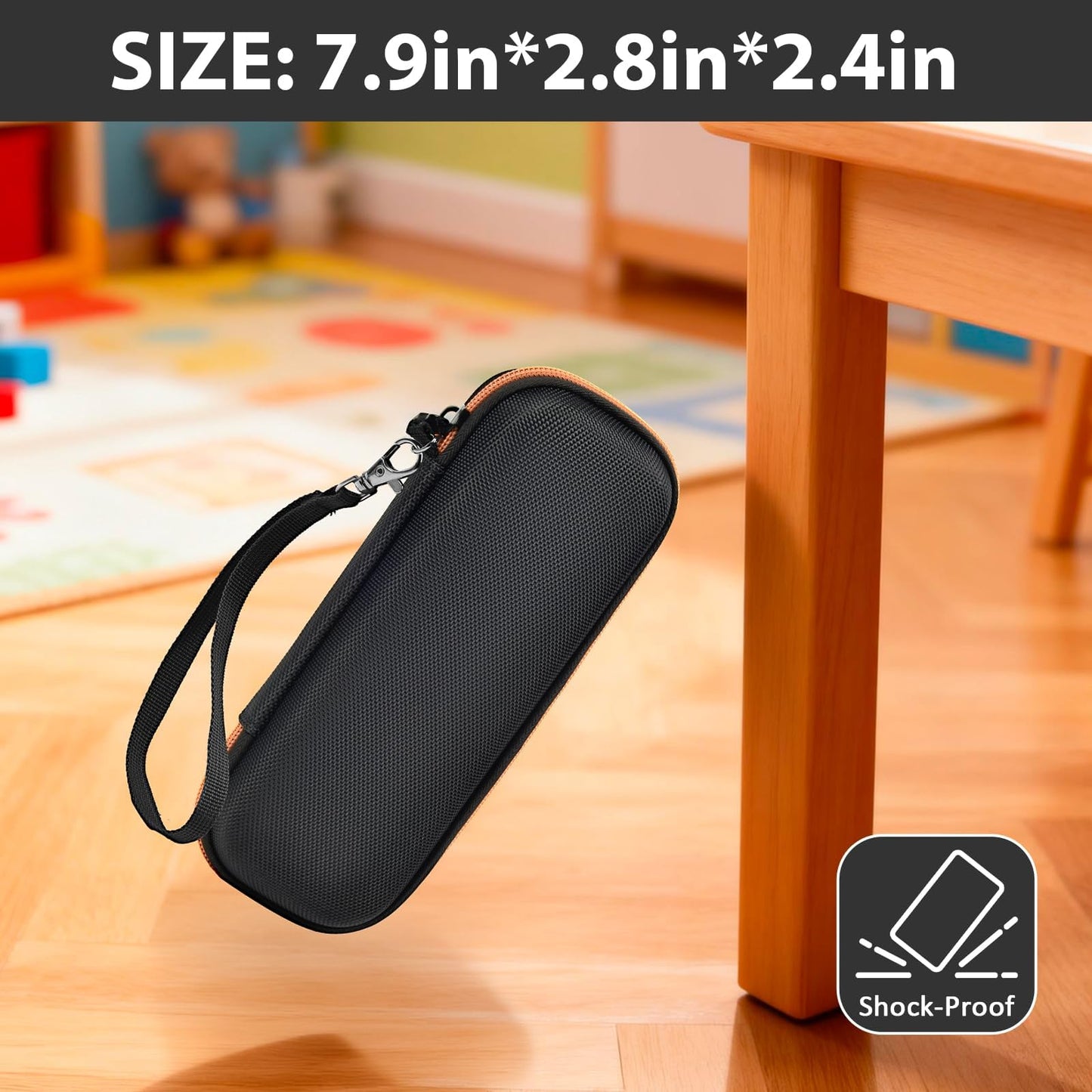 GWCASE Case for 3Doodler Start+ Essentials (2023–2024) – Hard EVA Travel Organizer Box – Black with Soft Grooved Base