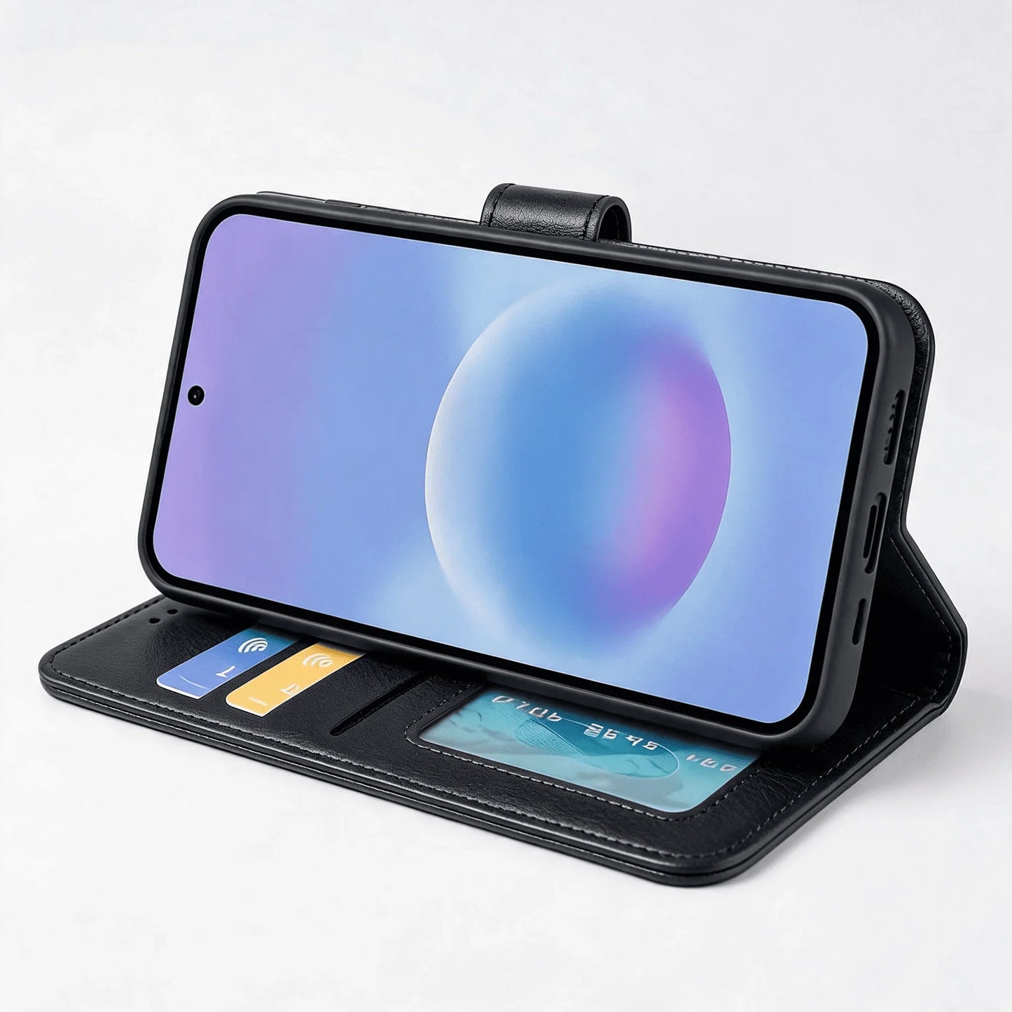 Samsung Galaxy A26 Book Flip Case Leather Wallet