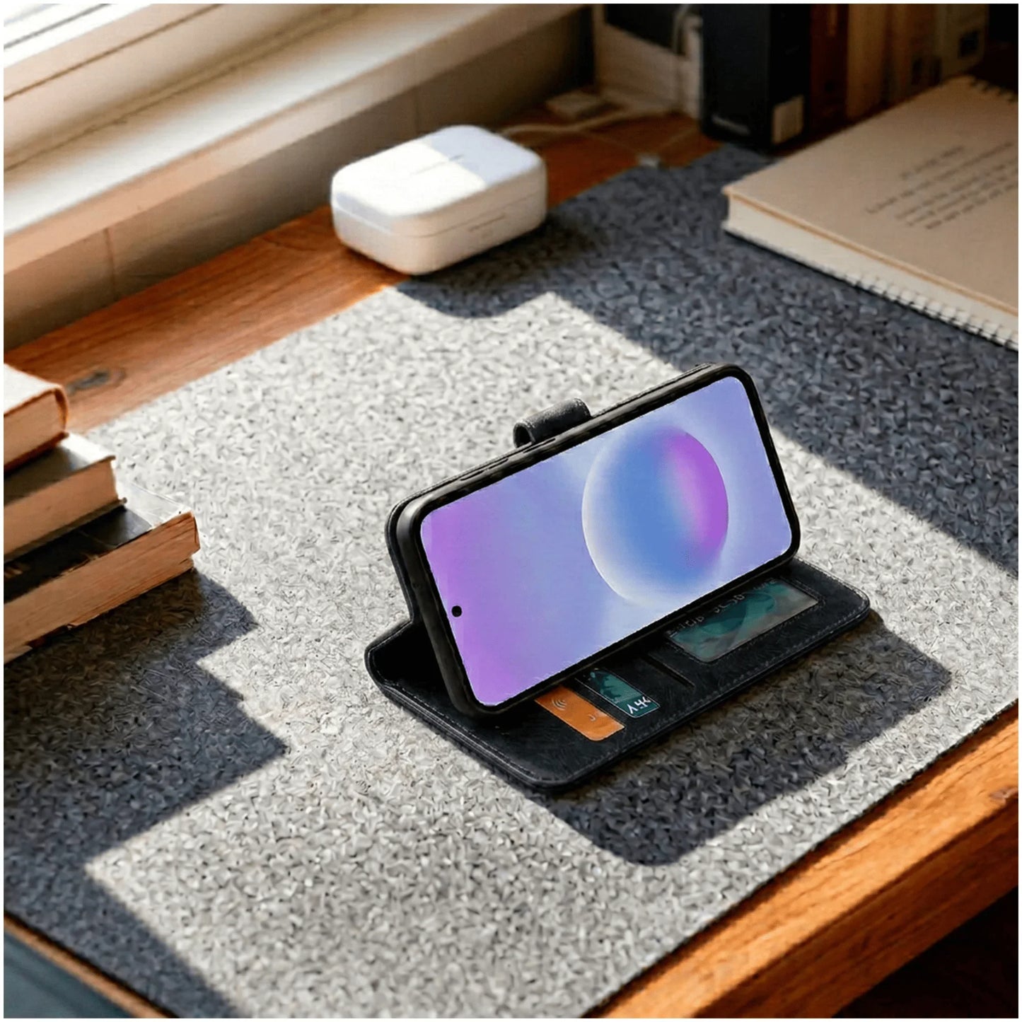 Samsung Galaxy A26 Book Flip Case Leather Wallet