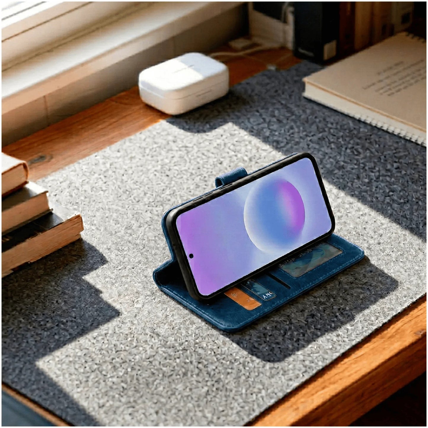 Samsung Galaxy A26 Book Flip Case Leather Wallet