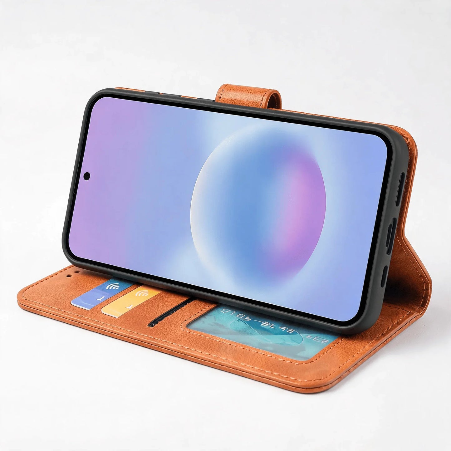 Samsung Galaxy A26 Book Flip Case Leather Wallet