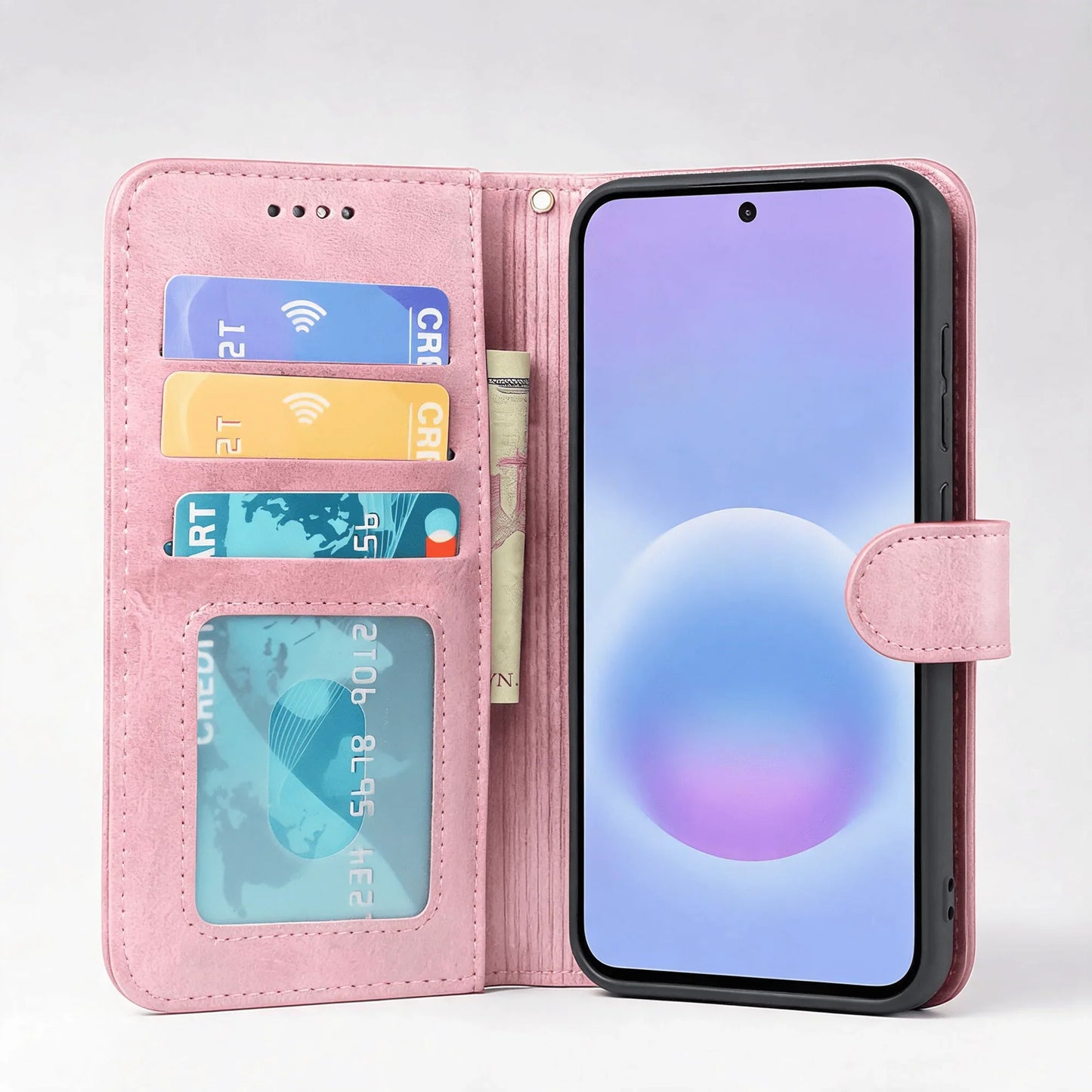 Samsung Galaxy A26 Book Flip Case Leather Wallet