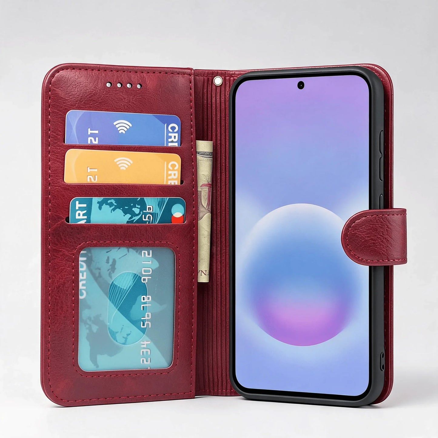 Samsung Galaxy A16 / A16 5G Book Flip Case Leather Wallet