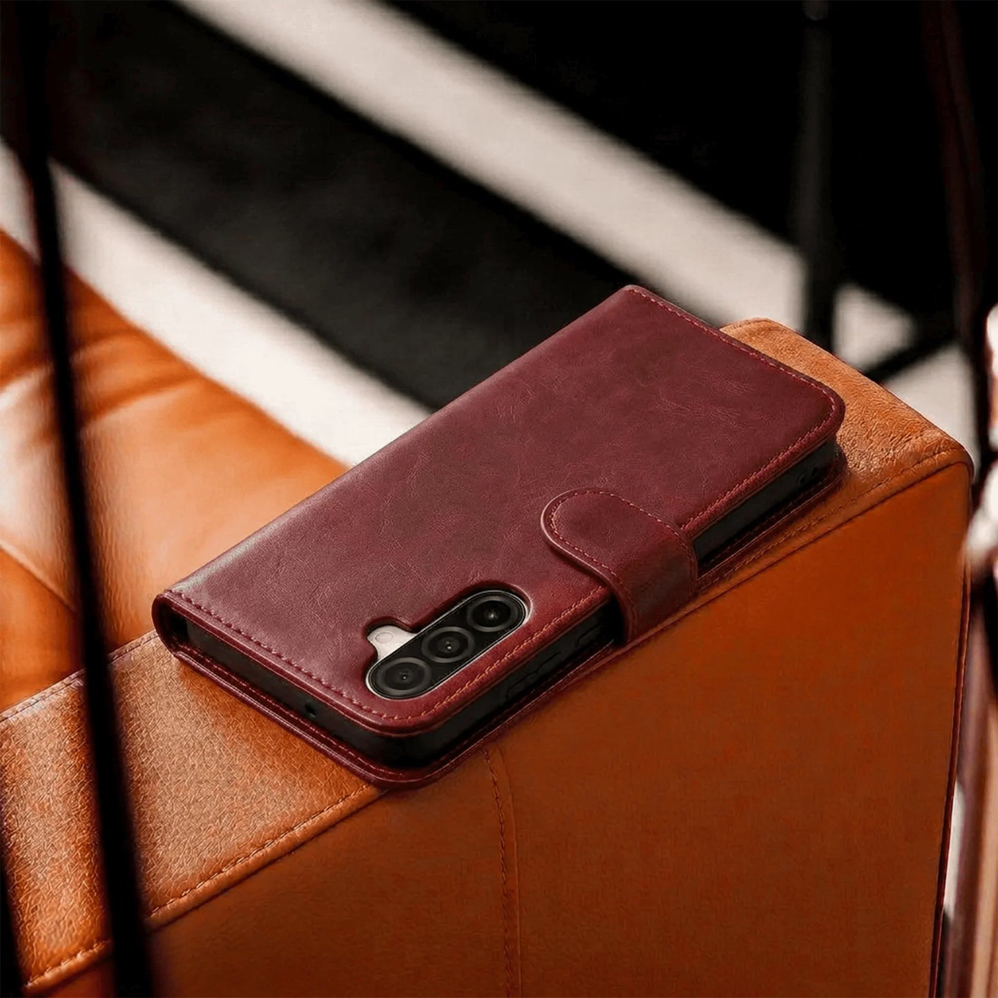 Samsung Galaxy A26 Book Flip Case Leather Wallet
